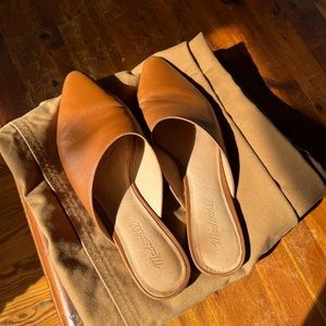 Madewell Brown Leather Mule